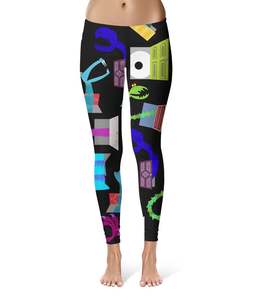 Leggings Personalizados al por Mayor con Diseño Nuevo de Monsters-Inc - en Capri o de Longitud Completa - Product Image 5