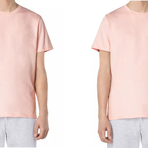 Camiseta lisa de cuello redondo para niños y hombres, camisa de diseño personalizado, color melocotón, 100% algodón, según lo necesario o demanda - Product Image 5