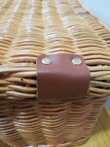ตะกร้าหวายปิกนิกพร้อมสายหนังและหูหิ้ว - Product Image 3