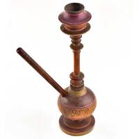 Chicha de luxe en bois brun faite à la main par des artisans indiens, pièces maîtresses, articles de décoration, cadeaux, accents décoratifs pour la maison et le jardin
