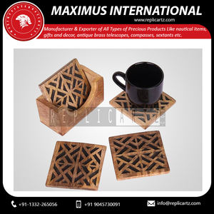 ชุดที่รองแก้ว4ชิ้นสวยงามทำด้วยมือแผ่นรองแก้วและแผ่นรองวางบนโต๊ะสำหรับเครื่องดื่ม - Product Image 5