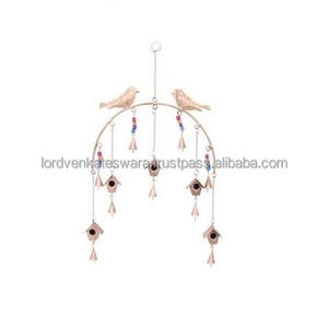 Campana de Viento Redonda de Metal Pintado Feng Shui Lord LV0014 - Product Image 1