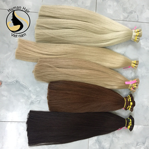 Cheveux Remy naturels russes 2020 — ali queen, cheveux humains vierges, boucles pour cuticules, doux, épaisseur 20-85cm, du Vietnam - Product Image 1