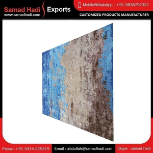 Alfombra de algodón con mechones abstractos de lujo para el hogar, alfombra bordada de lana de alto volumen para sala de estar para oración o nueva decoración del hogar - Product Image 4