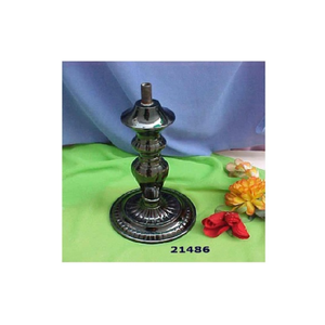 Black Color <b>Brass</b> <b>Candle</b> <b>Holder</b> Decorative for Home Christmas & Diwali Decoration <b>Candle</b> Stand - Product Image 1