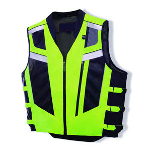 Vente en gros de vêtements de sport de haute qualité gilet de sécurité en maille réfléchissante pour motos coupe-vent et sangle grande taille - Product Image 5