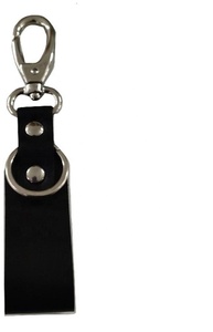 Llavero de cuero genuino con materiales de aleación de plástico PU de metal - Product Image 2