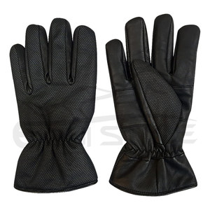Guantes de cuero de piel de cabra de alta calidad de lujo para invierno Guantes lisos para clima frío-Cantidad a granel Pakistán Venta al por mayor al aire libre - Product Image 1