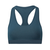 Sujetador deportivo acolchado ligero de talla grande para mujer con espalda cruzada y sujetador incorporado para yoga, fitness y entrenamiento - Transpirable y elástico en cuatro direcciones