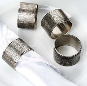 Anillo para Servilletas de Aluminio de la Mejor Calidad, Diseño Clásico Moderno, Ecológico, Empaque Personalizado, Decoración para Mesa de Boda o Fiesta, Hecho a Mano - Product Image 1