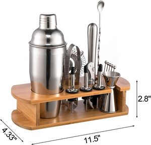 Ensemble de bar en acier inoxydable avec pince, fabricant de pinces, king International, best-seller, kit de barman, outil de bar en acier inoxydable - Product Image 2