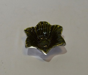 Bol émaillé en relief de fleur en aluminium Premium Vantage bol d'écrou en émail gaufré poli brillant fantaisie pour vaisselle et vaisselle - Product Image 3