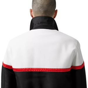 Vestes d'hiver pour hommes personnalisées OEM sans col design à fermeture éclair respirant coupe-vent réversible - Product Image 3