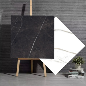 Carreaux de porcelaine modernes pour intérieur, design galet, 1200x1200mm, fonction brique réfractaire pour usage intérieur - Product Image 2