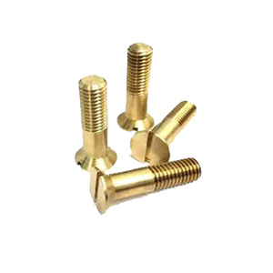 Brass rãnh nửa ren countersunk bu lông Brass xoay countersuck din933 các loại bu lông và các loại hạt nhà sản xuất từ Ấn Độ - Product Image 1