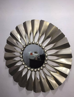Decoración de pared para sala de estar, piezas de exhibición para el hogar, hierro fundido de Metal, Color personalizado, 500 Uds.