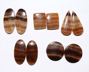 Cabujones de piedra Natural para hacer joyas, cabujones de piedra Natural, color rojo, tamaño libre - Product Image 3