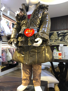 Veste longue de parachute pour fille, bébé, avec pantalon, intérieur, nouveau design de veste d'hiver - Product Image 2