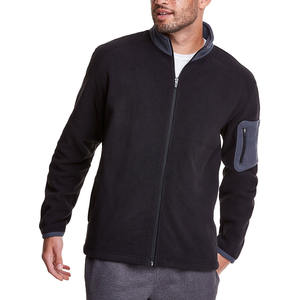 Men's Customizable Full Zip Polar <b>Fleece</b> Stand Collar Winter Outdoor Puffer <b>Jacket</b> Competitive Wholesale Rates - Product Image 1