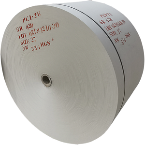 Rollo de papel de placa de chips grises reciclados, materia crudo para producir tubos de papel, latas de papel de embalaje - Product Image 5