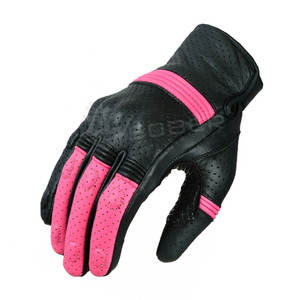 Gants de moto Alpha Racing en cuir véritable unisexe, antidérapants, universels, pour le sport en plein air - Product Image 4