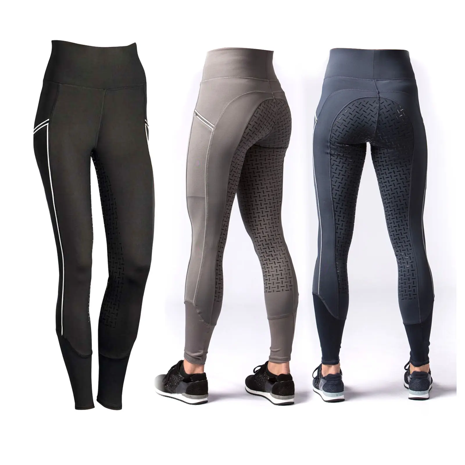 Reitsport Legging High Stretch Damen Atmungsaktive Reit bekleidung Benutzer definiertes Logo zum günstigen Preis