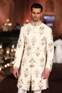 2021 dernier pantalon Sherwani indo-occidental avec broderie grande taille pour les fêtes et les mariages indiens/pakistanais - Product Image 2