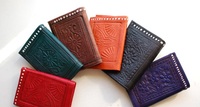 Portefeuille en cuir véritable marocain unisexe, fait à la main, 10 options personnalisées disponibles, option OEM pour les sacs à bandoulière pour femmes