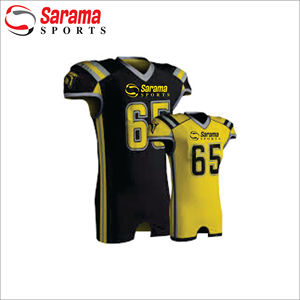 Maillot de football américain de sublimation personnalisé de qualité supérieure uniforme de football américain à rotation rapide, - Product Image 3