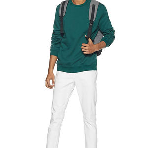 Sudadera con capucha personalizada para hombre, de alta calidad, 100% algodón, con cuello redondo, jersey liso de gran tamaño - Product Image 4