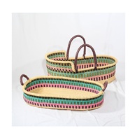 Whism — panier à langer en jonc de mer naturelle, avec poignée, corde, pour bébé, modèle + 84896436456
