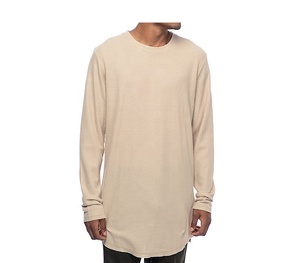 Camiseta casual larga para hombre 100% algodón - Product Image 1