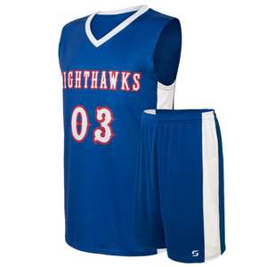 Ensemble de maillots de basket-ball à sublimation personnalisée de haute qualité grande taille uniforme à porter avec un short pour l'équipe - Product Image 1