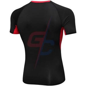 Chemise de Compression à manches courtes pour homme, chemise de course à pied, vêtement façonnant pour hommes - Product Image 2