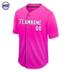 Camisetas de béisbol personalizadas, uniforme de béisbol 100% poliéster en blanco, diseño barato, venta al por mayor - Product Image 5