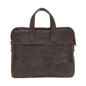 Bolso Tote Casual Elegante THASOS Premium, Cuero Genuino Hecho a Mano, Color Opcional, Cierre de Cremallera, Correa de Hombro Unisex, 3L+ - Product Image 2