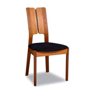 Chaise de salle à manger unique et confortable de style mid-century moderne avec structure en bois massif, ensemble de meubles pour salle à manger et cuisine - Product Image 1