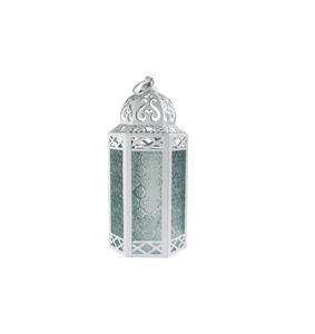 Linterna de cristal marroquí y de metal decorativa hecha a mano nueva de alta calidad para decoraciones de boda de Navidad de interior y exterior - Product Image 1