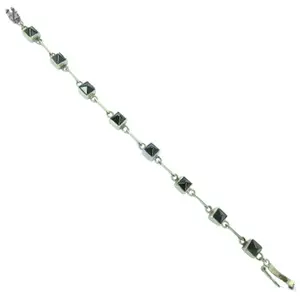 Bracelet solide grenat 925 bijoux sterling vintage Jaipur fait à la main shot sate wire wrap bracelets Bijoux - Product Image 1
