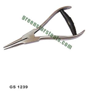 Bow Opening Pliers Stainless Steel Jewelry Making Tool Jump <b>Ring</b> Opener Smooth Jaw Craft Hand Tools | Item No GS-1239 - Product Image 1