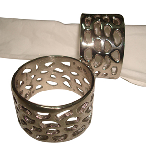 Anneau de serviette en aluminium style Antique, 1 pièce, Design moderne pour soirée de mariage, meilleures ventes à prix réduits - Product Image 5