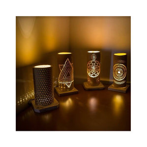 โคมไฟไม้ไผ่ธรรมชาติ งานแฮนด์เมด ตกแต่งสไตล์โมเดิร์น โคมไฟห้อยเพดานไม้ไผ่ - Product Image 3