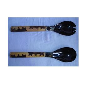 Cuillère à fourchette en corne naturelle et articles pour la maison et la cuisine et restaurants pour une pièce de taille personnalisée et une utilisation à la main - Product Image 2
