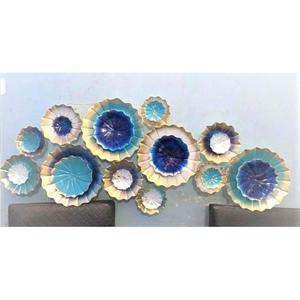 Décor mural de luxe en fer, vente en gros, nouvelle usine, vente en gros, ensemble de feuilles d'art, décoration murale pour la maison, chambre à coucher, salon, offre spéciale, - Product Image 5