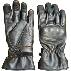 High Quality Keven Impex KI-005 Full Finger Breathable Unisex Cow Hide Leather Motorbike Gloves 2023 USA - Product Image 1