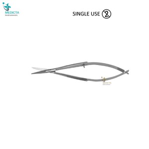 Iris Scissor (115มม.) โค้งใช้ครั้งเดียว/Micro Iris Scissor (115มม.) มุม - Product Image 6