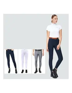 Leggings équestres en gros de haute qualité pantalons de cheval durables collants d'équitation de sport pantalons culottes d'impression en silicone cheval - Product Image 6