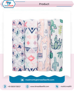 <b>Muslin</b> Swaddle Cotton Custom Print 2 Layer <b>Baby</b> Soft <b>Muslin</b> Swaddle Blankets Cotton <b>Muslin</b> Swaddle Wrap from India - Product Image 5