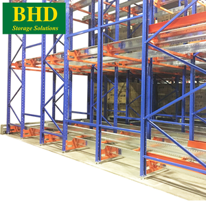 Metal Radio Shuttle Racking System With Storage Warehouse
