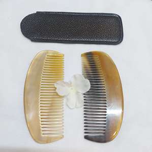 Nouveaux Arrivants Faible QUANTITÉ MINIMALE DE COMMANDE Corne Naturelle Cheveux Peigne 100% fait main fourni par corne peigne huongdang - Product Image 2